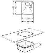 Мойка Smeg UM40 фото 2