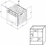 Духовой шкаф Korting OKB 6071 CBX фото 3