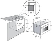 Встраиваемая микроволновая печь Brandt BKC7153BB фото 4