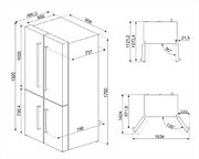 Холодильник Смег FQ60N2PE1 фото Холодильник Smeg FQ60N2PE1 фото