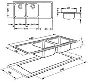 Мойка Smeg LLR116 фото 2