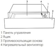 Встраиваемый подогреватель посуды Smeg CPR115B3 фото 3