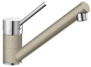 Смеситель Blanco Antas chrome/Silgranit песочный Смеситель Blanco Antas chrome/Silgranit песочный