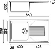 Мойка Смег LSEQ861RA фото 2 Мойка Smeg LSEQ861RA фото 2