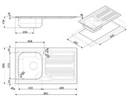Мойка Смег AP861S фото 2 Мойка Smeg AP861S фото 2