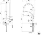 Смеситель Смег MID20CR фото 2 Смеситель Smeg MID20CR фото 2