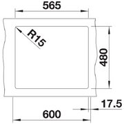 Мойка BLANCO LEGRA 6 Silgranit черный фото 3