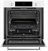 Газовый духовой шкаф Weissgauff WGO 702 D WHITE GLASS фото 2