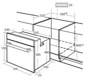 Духовой шкаф Kuppersberg HFZ 690 B фото 2