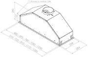 Встраиваемая вытяжка Pando GTI/510 IX V1050 ECO SEC PLUS фото 4