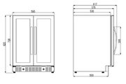 Винный шкаф Dometic E40FGD Elegance фото 3