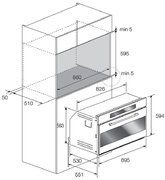 Духовой шкаф Fulgor Milano FCO 9613 TM 2F X фото 4