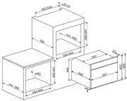 Микроволновая печь Smeg SF4309MX фото 2