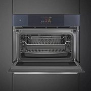 Компактный духовой шкаф с пароваркой шкаф Smeg SO4104APG фото 4