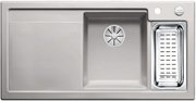 Мойка Бланко AXON II 6 S (чаша справа) керамика клапан-автомат InFino® серый алюминий фото Мойка Blanco AXON II 6 S (чаша справа) керамика клапан-автомат InFino® серый алюминий фото