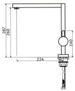 Смеситель Франке Planar 050 хром фото 3 Смеситель Franke Planar 050 хром фото 3