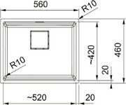 Мойка Franke KNG 110-52 черный фото 2