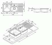 Мойка Смег LTS1163S2 фото 2 Мойка Smeg LTS1163S2 фото 2
