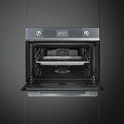 Духовой шкаф комбинированный с пароваркой Smeg SF4102VCS фото 3