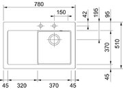 Мойка Франке Mythos MTK 611-78 миндаль фото 2 Мойка Franke Mythos MTK 611-78 миндаль фото 2