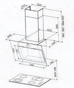 Вытяжка Faber Cocktail XS BK A55 фото 2