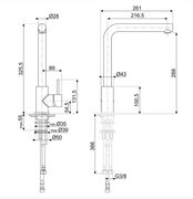 Смеситель Смег MID1SS фото 4 Смеситель Smeg MID1SS фото 4