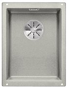 Мойка Blanco SUBLINE 320-U SILGRANIT отводная арматура InFino® жемчужный фото