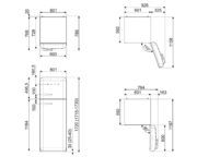Холодильник Смег FAB30RBE3 фото Холодильник Smeg FAB30RBE3 фото
