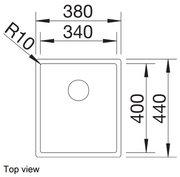 Мойка BLANCO CLARON 340-IF нержавеющая сталь Durinox фото 3 Мойка BLANCO CLARON 340-IF нержавеющая сталь Durinox фото 3
