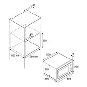 Встраиваемая микроволновая печь Bertazzoni F457PROMWSX фото 4
