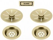 Набор декоративных элементов Blanco C-overflow и InFino® Satin Gold (две чаши) 203477 фото