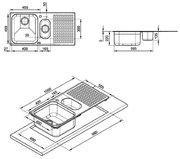 Мойка Smeg LTS901D-2 фото 2