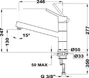 Смеситель Тека INN 913 CHROME фото 4 Смеситель Teka INN 913 CHROME фото 4