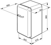 Холодильник Смег FAB10HLIT фото 3 Холодильник Smeg FAB10HLIT фото 3