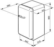 Холодильник Смег FAB10HRB фото 2 Холодильник Smeg FAB10HRB фото 2