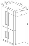 Холодильник SMEG FQ60NPE фото 4 Холодильник SMEG FQ60NPE фото 4