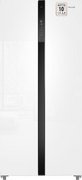 Отдельностоящий холодильник с инвертором Weissgauff WSBS 500 Inverter NoFrost White Glass фото 2