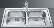 Мойка Смег LE862-2 фото Мойка Smeg LE862-2 фото