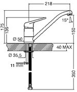 Смеситель Смег MF11A2 фото 3 Смеситель Smeg MF11A2 фото 3