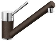 Смеситель Blanco Antas chrome/Silgranit кофе Смеситель Blanco Antas chrome/Silgranit кофе