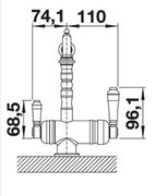 Смеситель Бланко SORA Хром + фильтр для воды BWT-БАРЬЕР EXPERT STANDARD полированная латунь фото 3 Смеситель Blanco SORA Хром + фильтр для воды BWT-БАРЬЕР EXPERT STANDARD полированная латунь фото 3