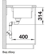 Мойка Бланко ETAGON 500-U SILGRANIT PuraDur темная скала фото 3 Мойка Blanco ETAGON 500-U SILGRANIT PuraDur темная скала фото 3