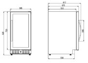 Винный шкаф Dometic E28FG Elegance фото 3