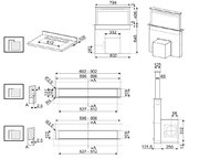 Встраиваемая вытяжка Smeg KDD90CNE фото 4