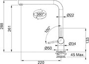 Смеситель Franke Neptune Window хром фото 4
