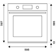 Духовой шкаф Bertazzoni F6011MODETN фото 2