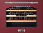 Встраиваемый винный шкаф Lofra ZBRR24M/R CANTINA 24 BURGUNDY CROMO