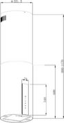 Вытяжка Korting KHA 35808 DW Cylinder фото 2