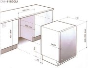 Посудомоечная машина De Dietrich DVH 1180 GJ фото 2