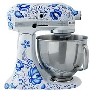 Миксер Китчен Эйд 5KSM150PSE Гжель фото Миксер KitchenAid 5KSM150PSE Гжель фото